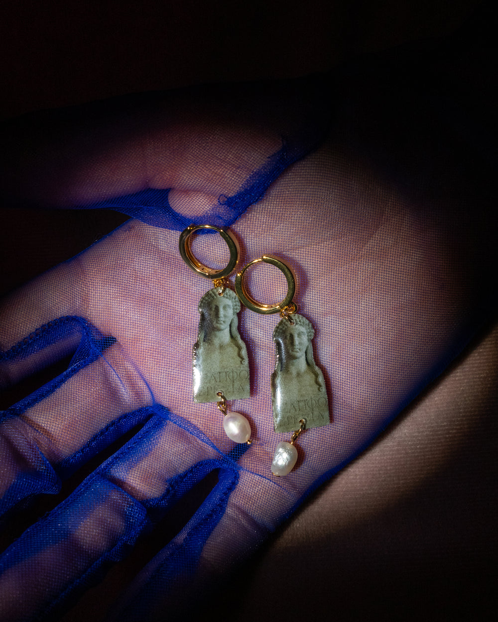 Sappho & Pearl Earrings