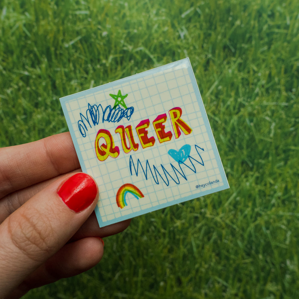 Queer Doodle Sticker!